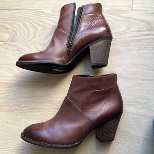 Paul Green Brown Ankle Boots